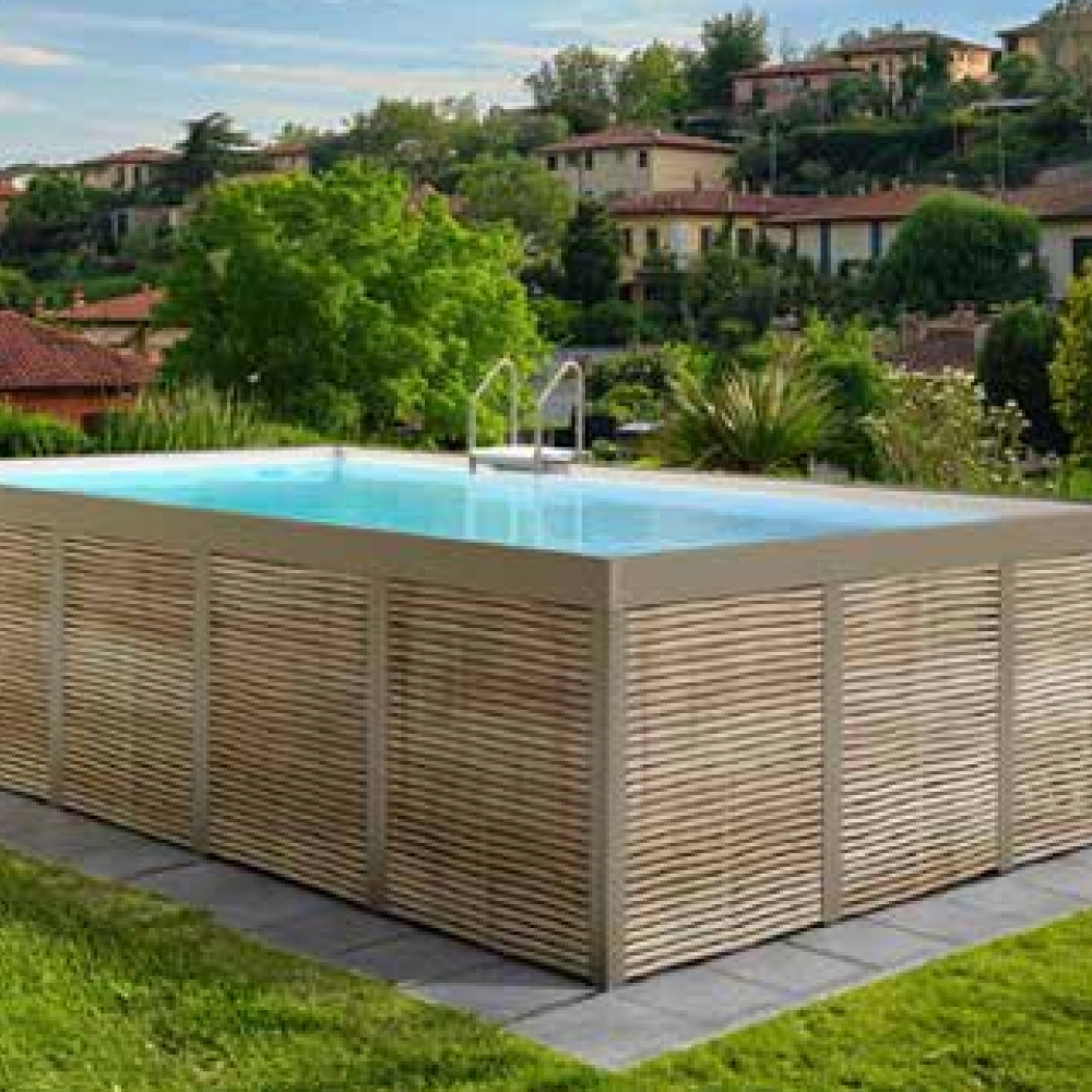 Piscina Fuori Terra Laghetto Antea in Bambù – Varie Misure