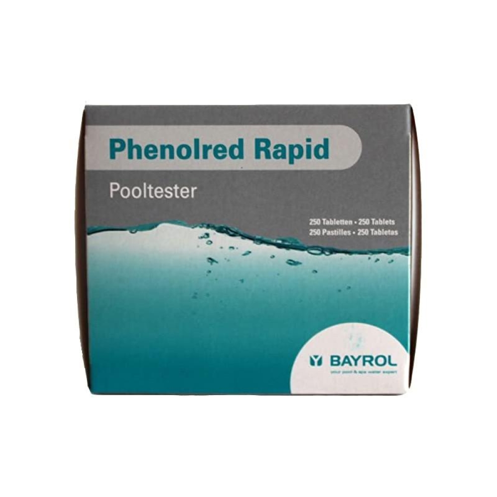 Ricarica Pillole per Pool Tester Phenol Red pH Confezione da 250 Pastiglie