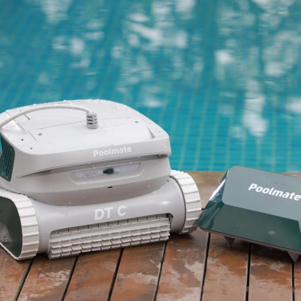 Robot Pulitore Piscina Poolmate DT C con Cavo 12 m – App – Fondo/Pareti/Linea Acqua