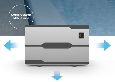 Immagine 2 di Pompa di calore per piscina Hewalex PCWBi inverter