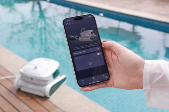 Immagine 1 di Robot Pulitore Piscina Poolmate DT C con Cavo 12 m – App – Fondo/Pareti/Linea Acqua