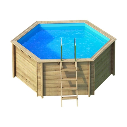 Immagine 0 di Tropica Rotonda Piscina Fuori Terra in Legno - 2 Misure Disponibili